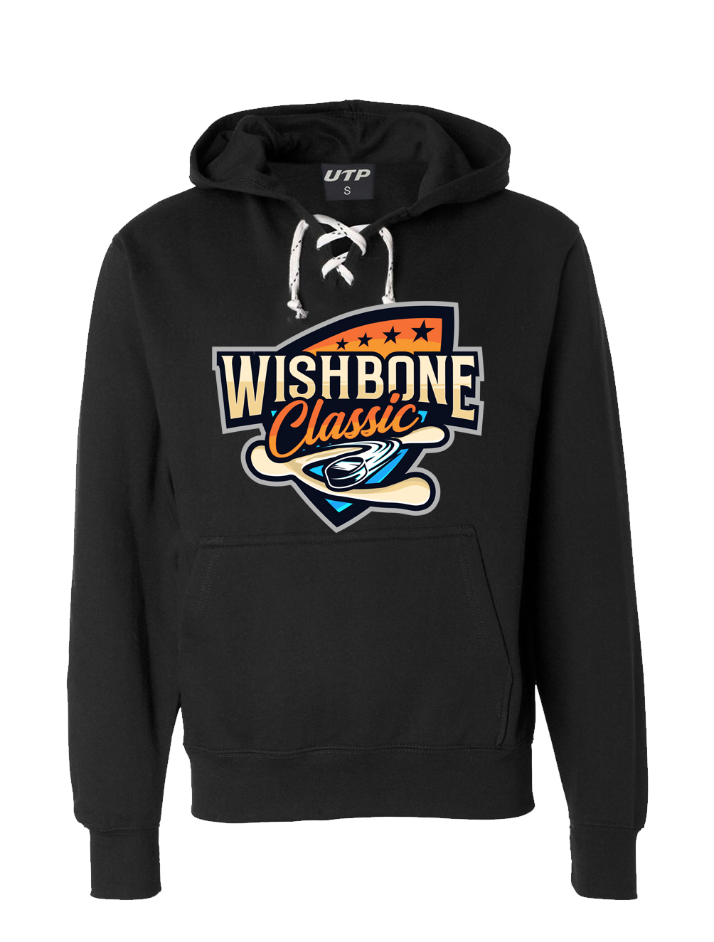 Wishbone Classic Black Hoodie